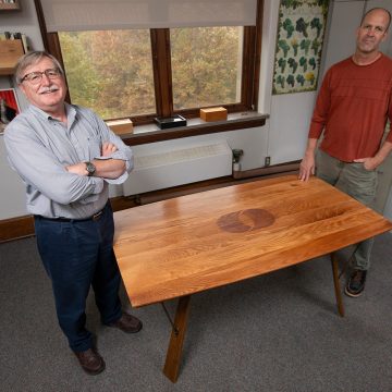Historic Leopold tree becomes a table